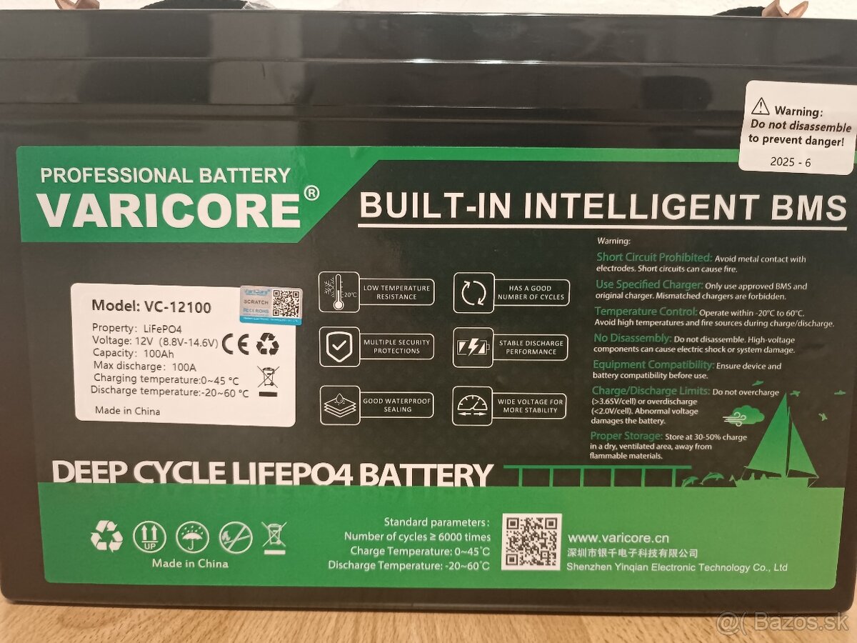 Batéria Lifepo4 12V - 9
