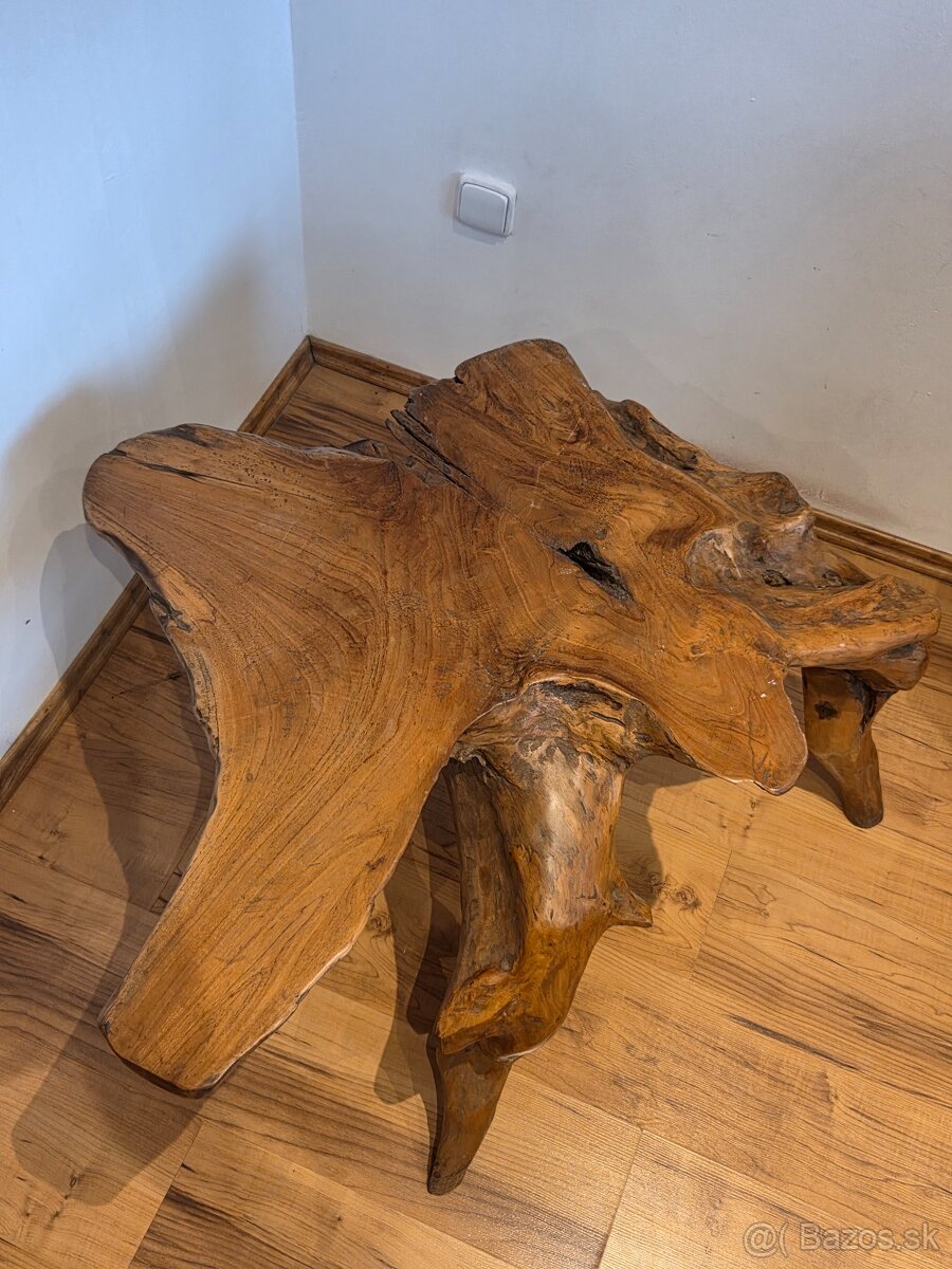 Masívny koreňový stolík - 9