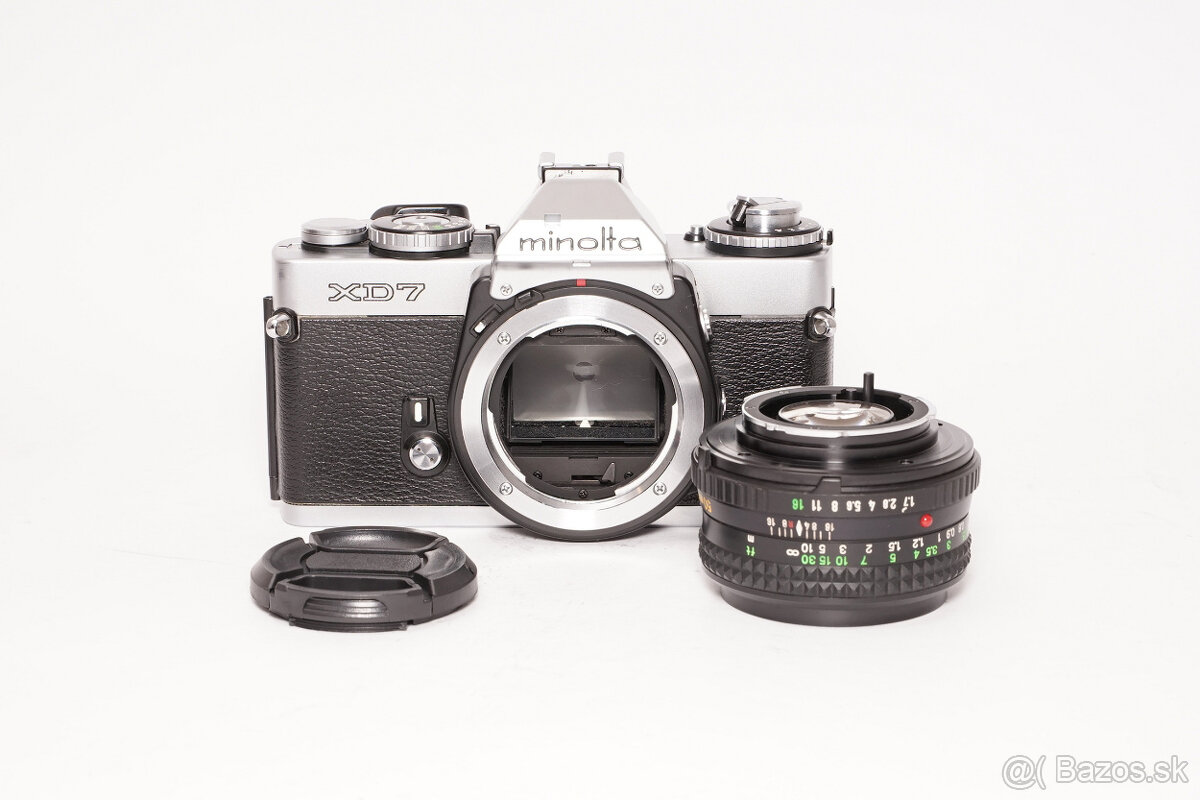 Minolta XD7, MD Rokkor 50mm/1,7 - 9
