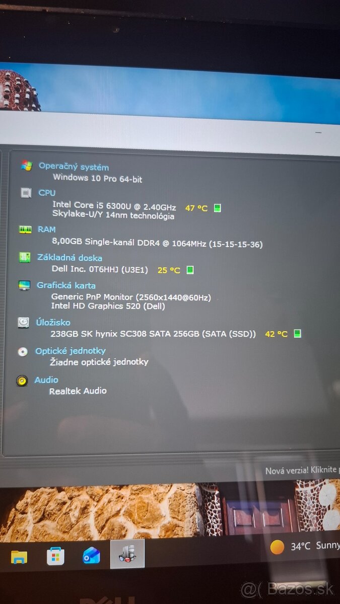 Dell latitude E7470 - 9