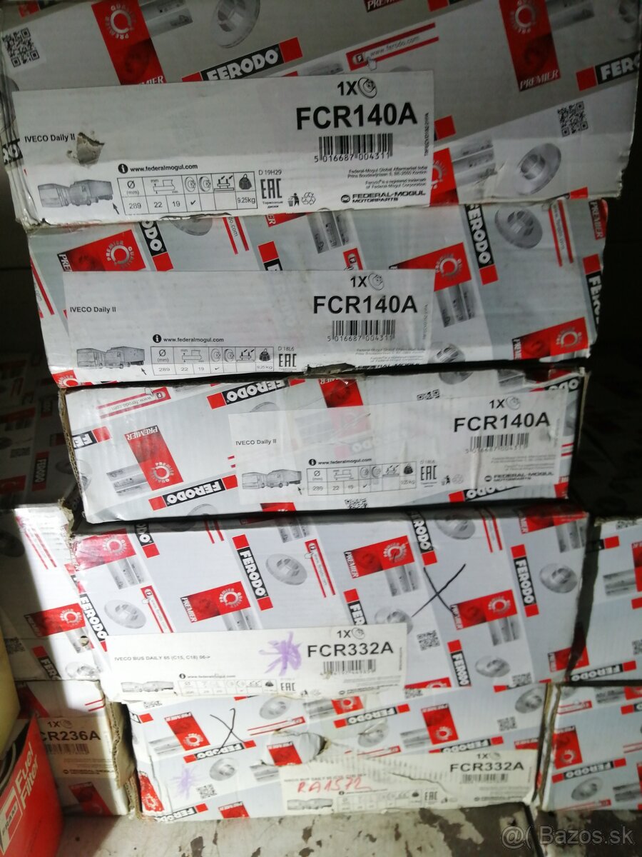 Iveco Daily, DAF, Nissan brzdové kotouče Ferodo - 9