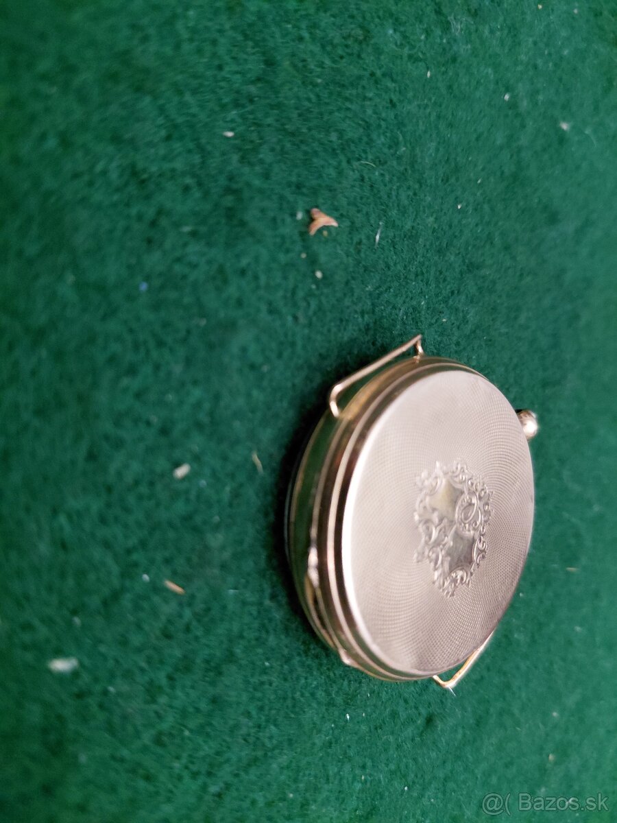 ZLATE HODINKY NA KLUCIK CYLINDRE - 9