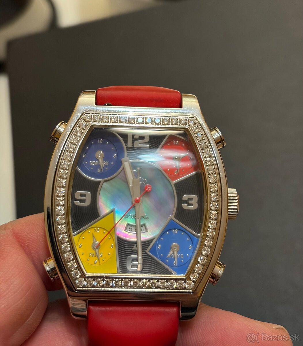 Predám luxusné hodinky Jacob & Co. Five Time Zone - 9