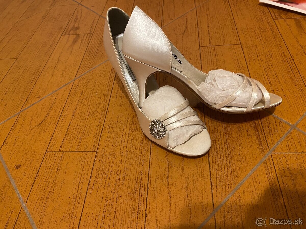 Svadobné/tanečné lodičky č 38 - 9
