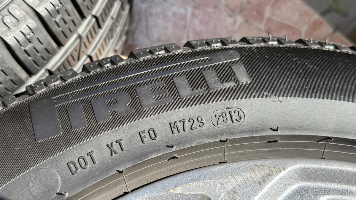 Hliníkové disky Ford 16” + zimné pneumatiky - 9