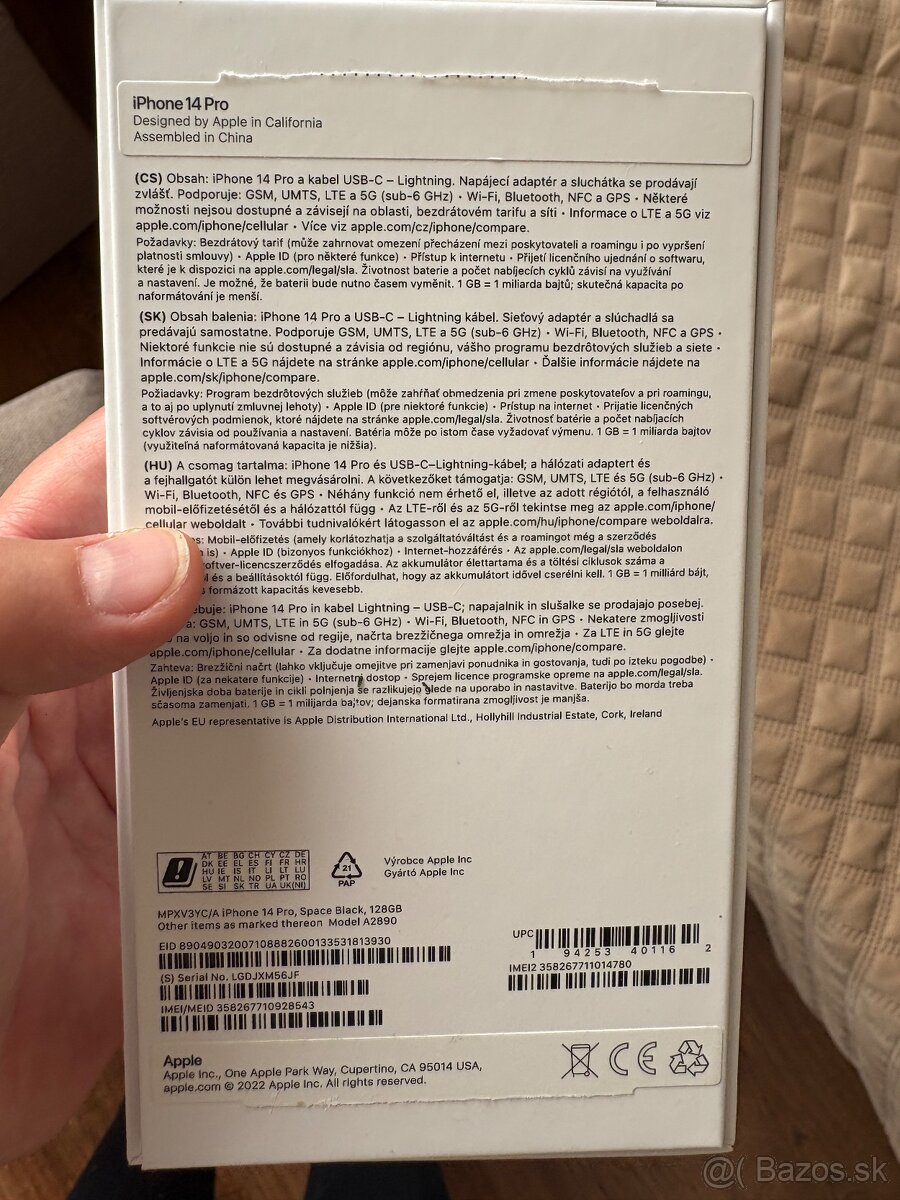 Apple iPhone 14 Pro 128 GB Black Space - 9