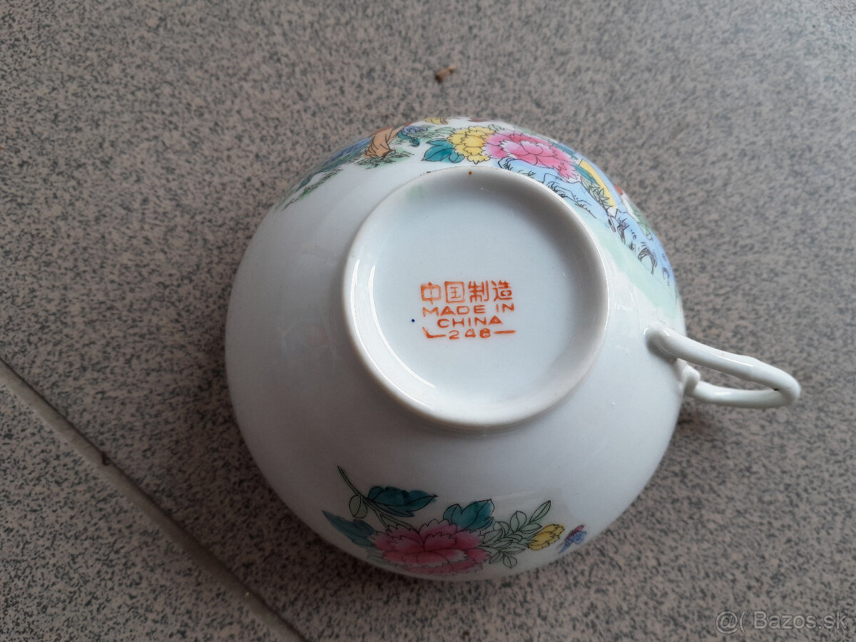 Čínsky porcelán kávová/čajová súprava - 9