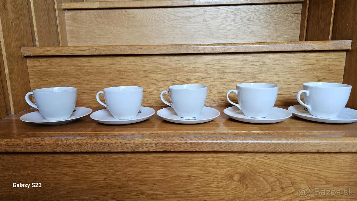 5 ks šálok s podšálkami - 9