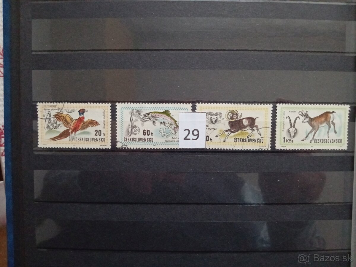 Poštové známky č.434 - ČESKOSLOVENSKO II. - 20 sérií - 9