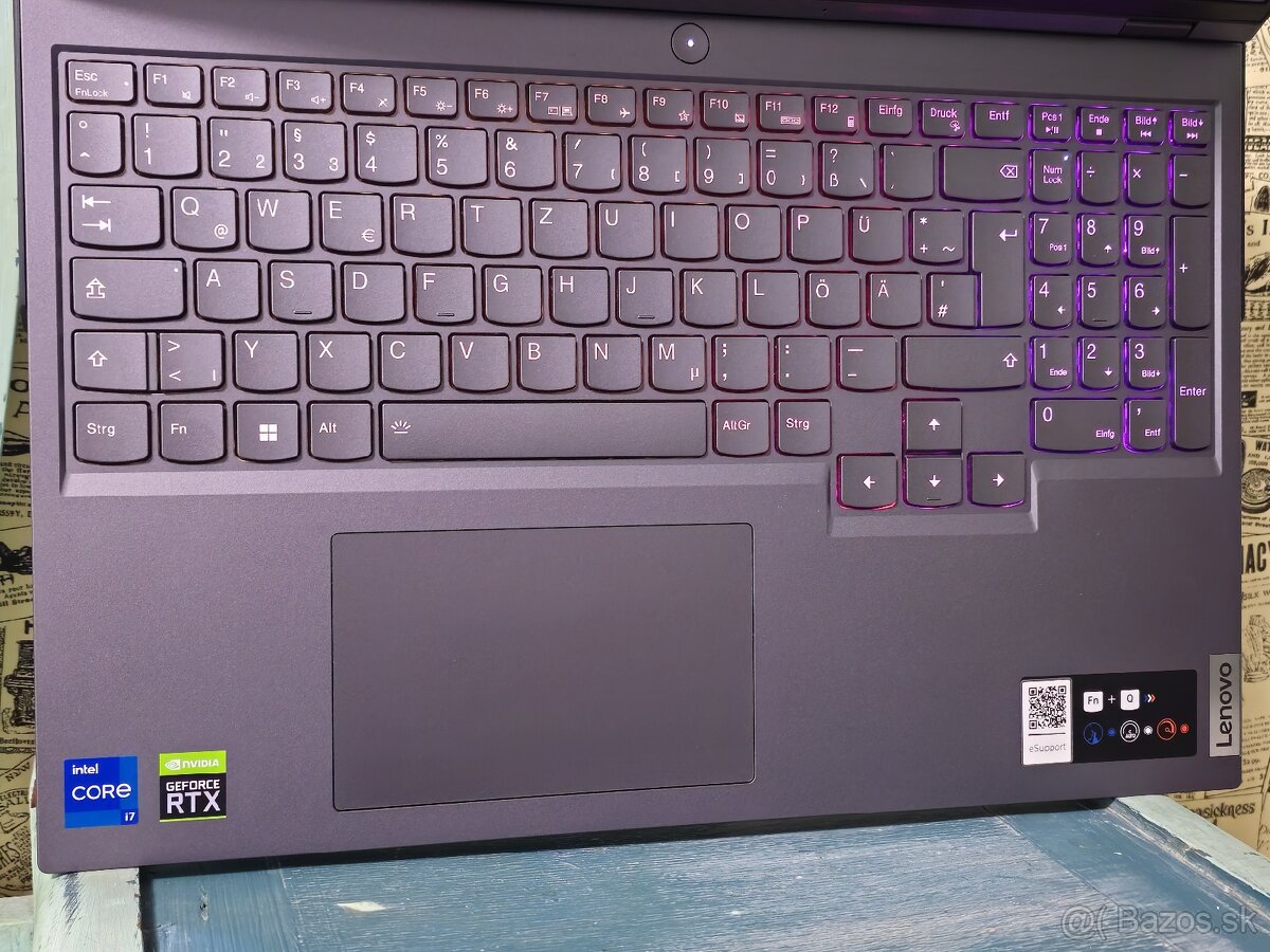 CPU I7-12700H LENOVO LEGION 5 PRO 》HERNÝ NOTEBOOK 16GB 512GB - 9