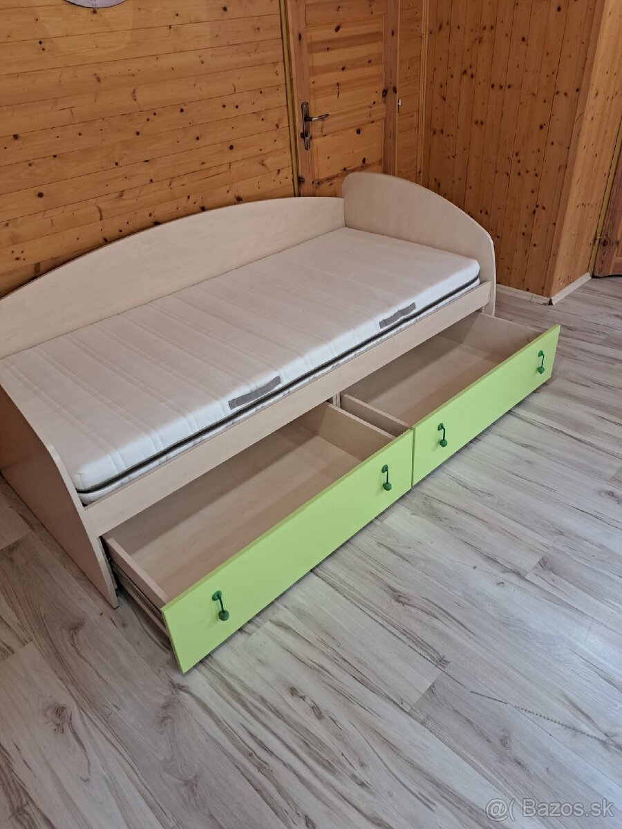 Posteľ 90x200cm +skriňa 210x80cm - 9