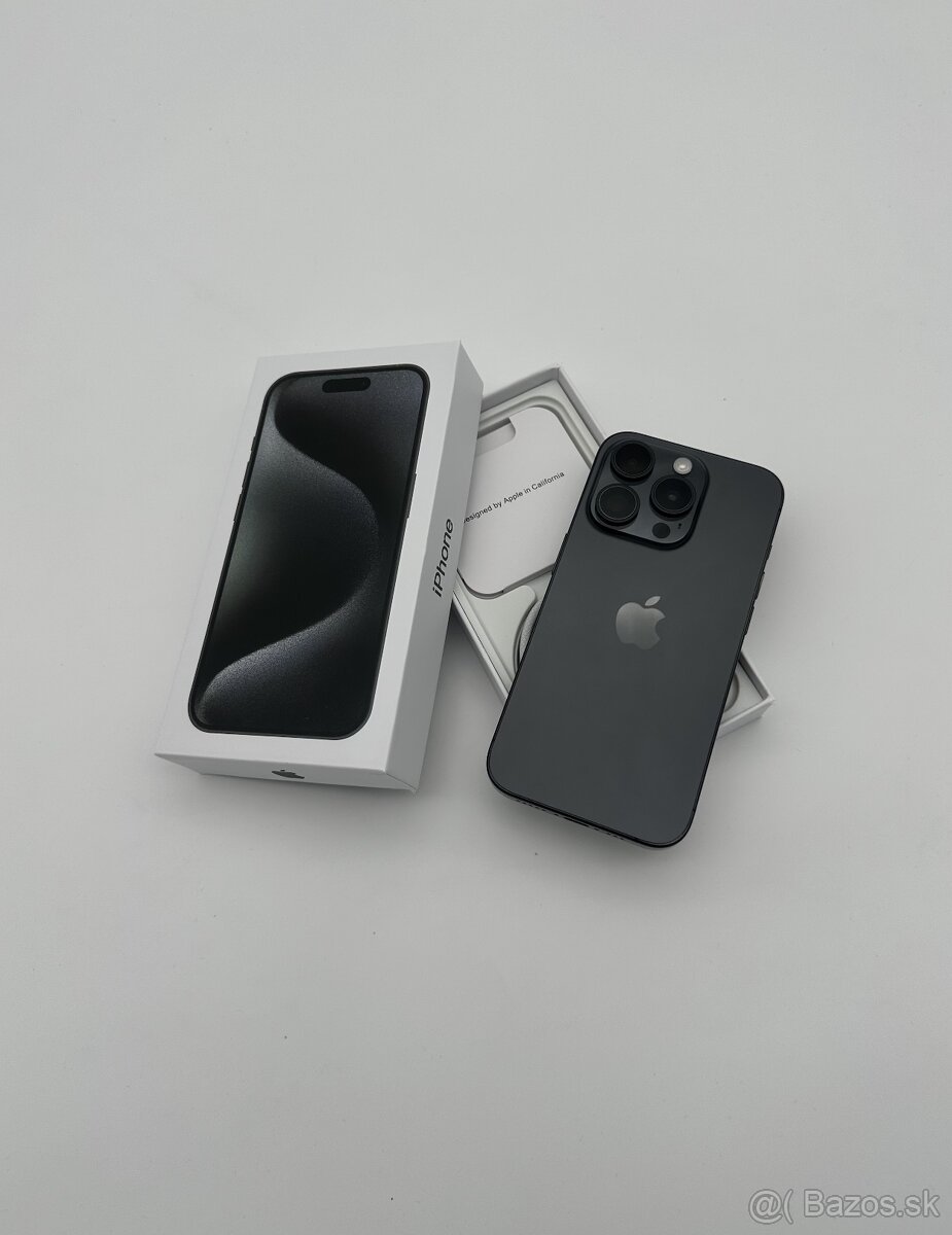 iPhone 15 Pro 256GB Black Titanium + ZÁRUKA - 9