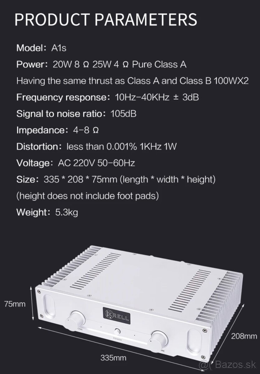Koncový zosilovač A1 class A - 9