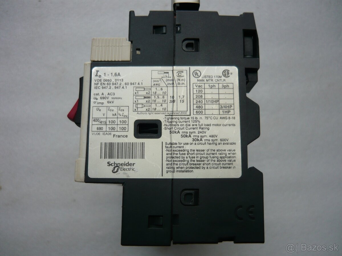 Motorový spouštěč PKZM0 MOELLER - 9