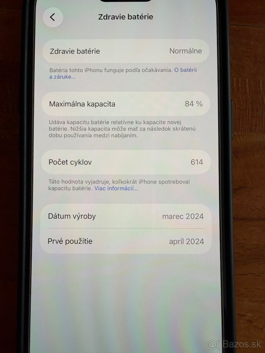 Predám IPhone 15 black 128GB - 9