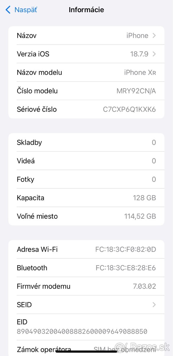 iPhone XR 128GB Black - 9