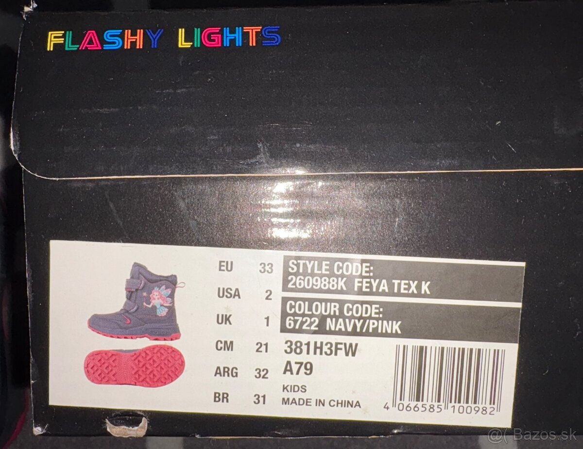 Zimné topánky Kappa v.32/33 poštovné v cene 15eur - 9