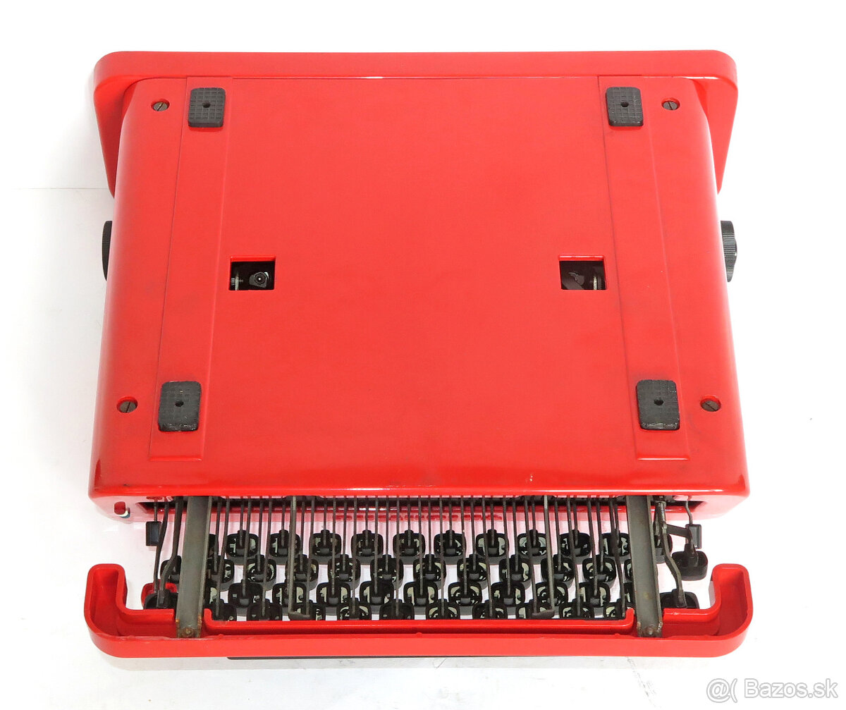 prenosný písací stroj OLIVETTI Valentine 1970te roky retro - 9