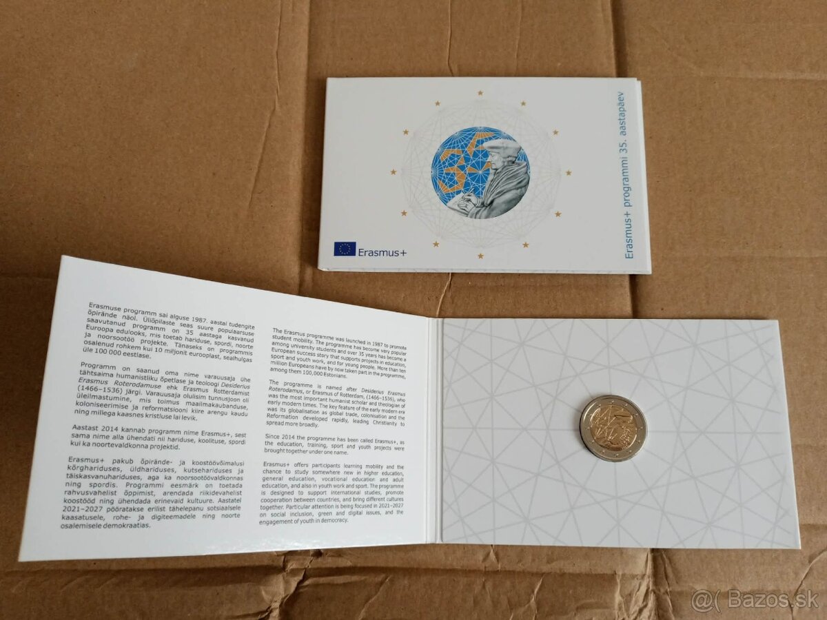 Estónsko - pamätné euromince - coin card - 9