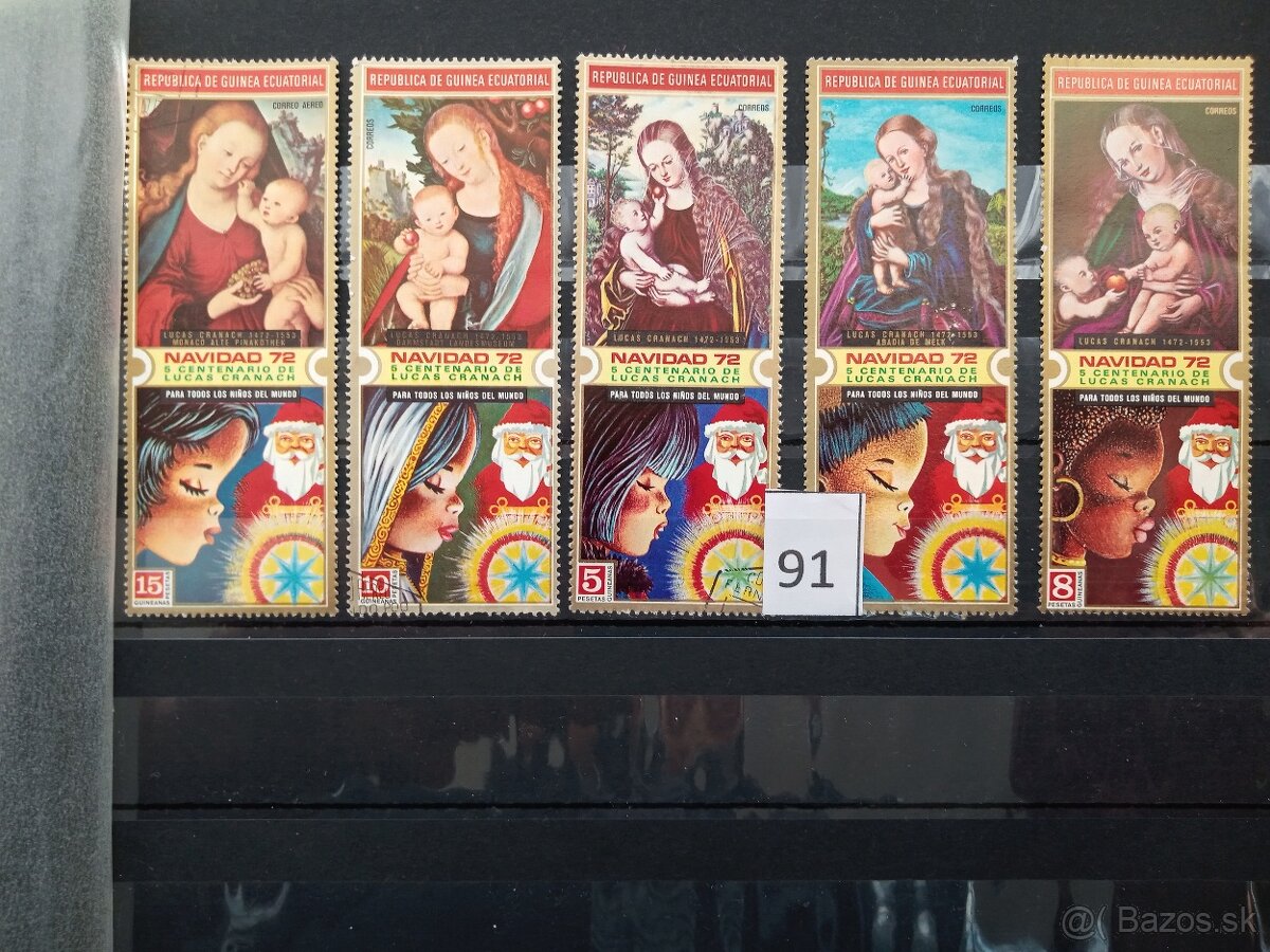 Poštové známky č.584 - AFRICKÉ ŠTÁTY - V. - 19 ks sérií - 9