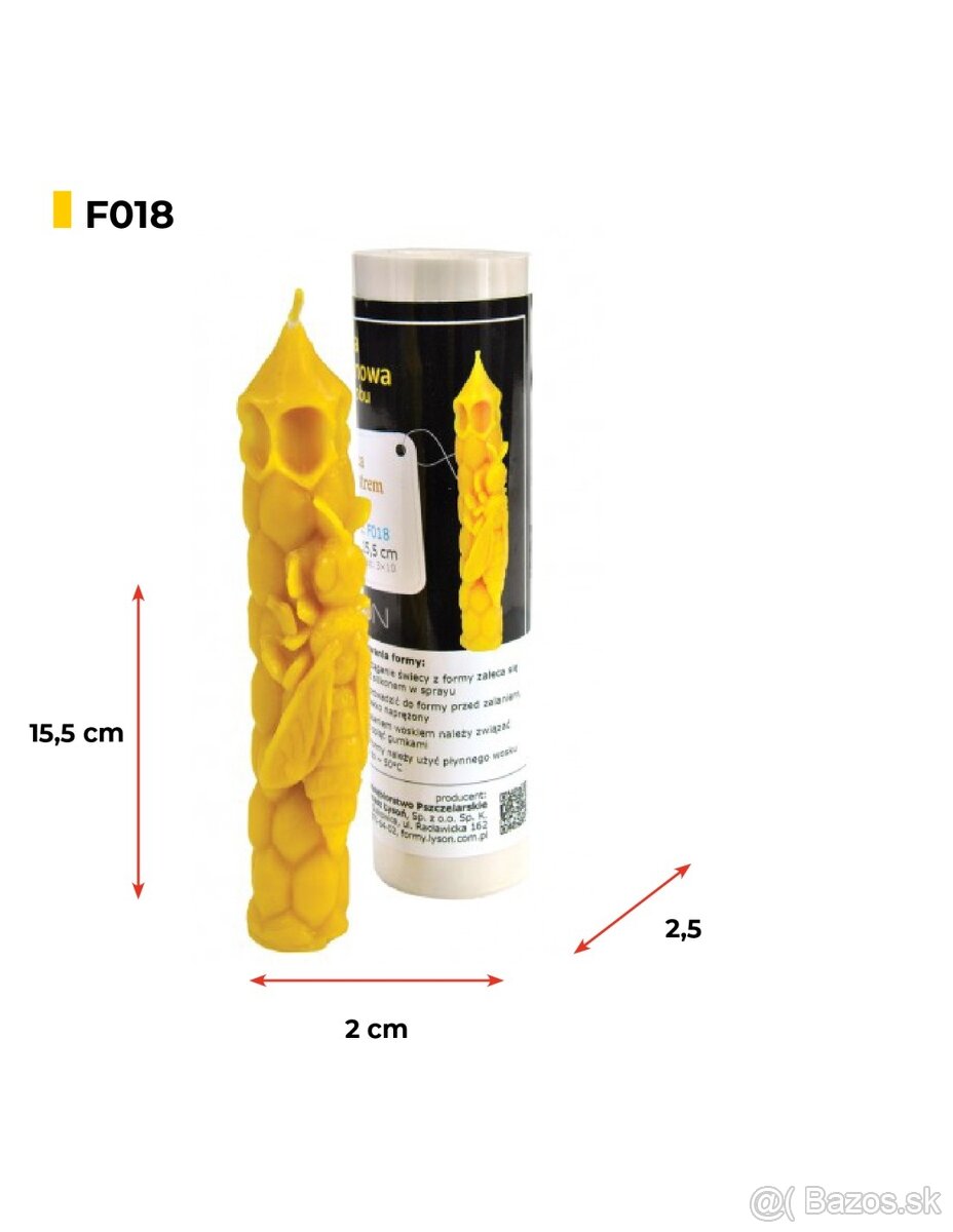 predám - silikonove formy/silikonová forma/ na včelí vosk - 9