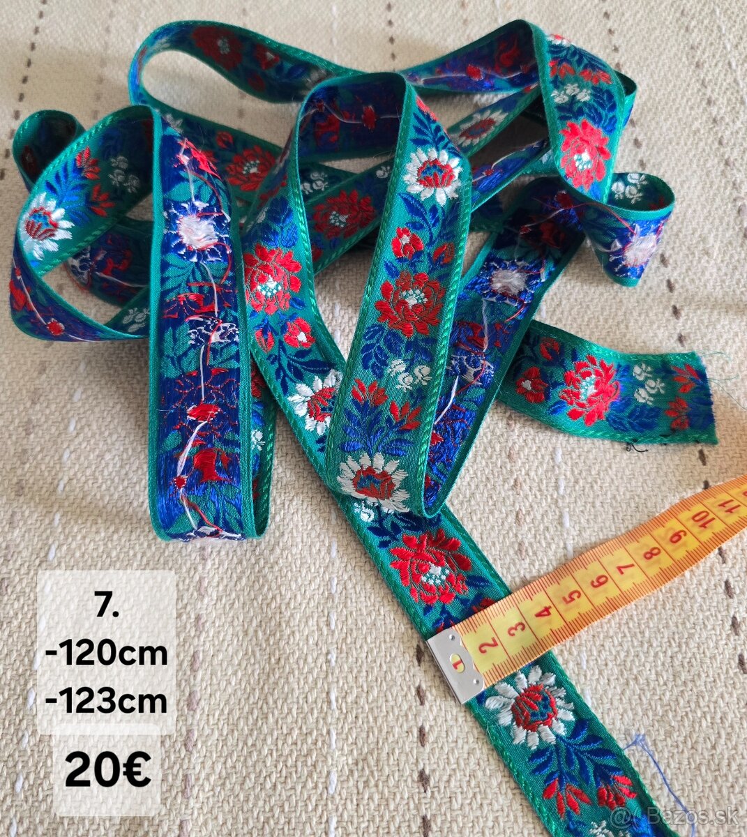 Stary kroj stuhy čepce zápästky - 9