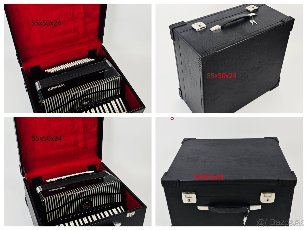 Nové kufre na akordeon heligonka Odolne, vysoka kvalita - 9