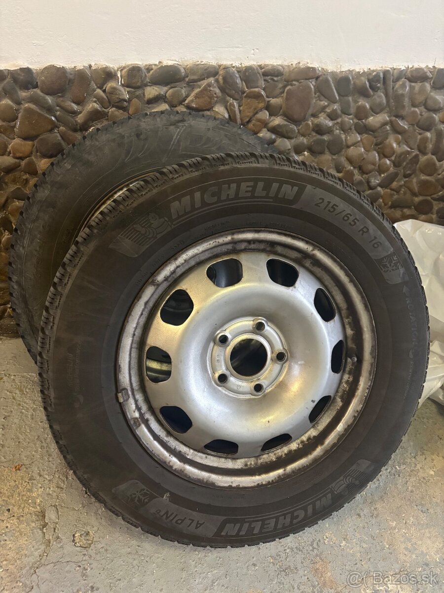 Predám zimné kolesa 215/65 R16 - 9
