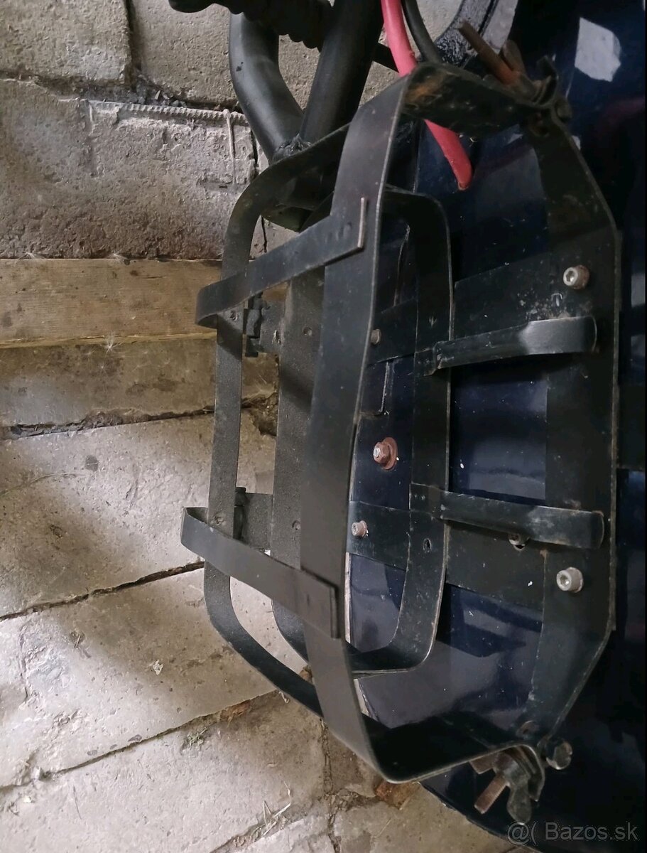 Originální Plexi sidecar držák kulometu plachta na sajdu - 9