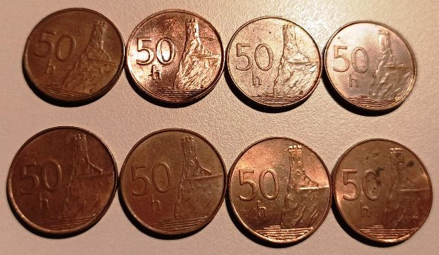 ČESKOSLOVENSKÉ / SLOVENSKÉ - MINCE / BANKOVKY - 9