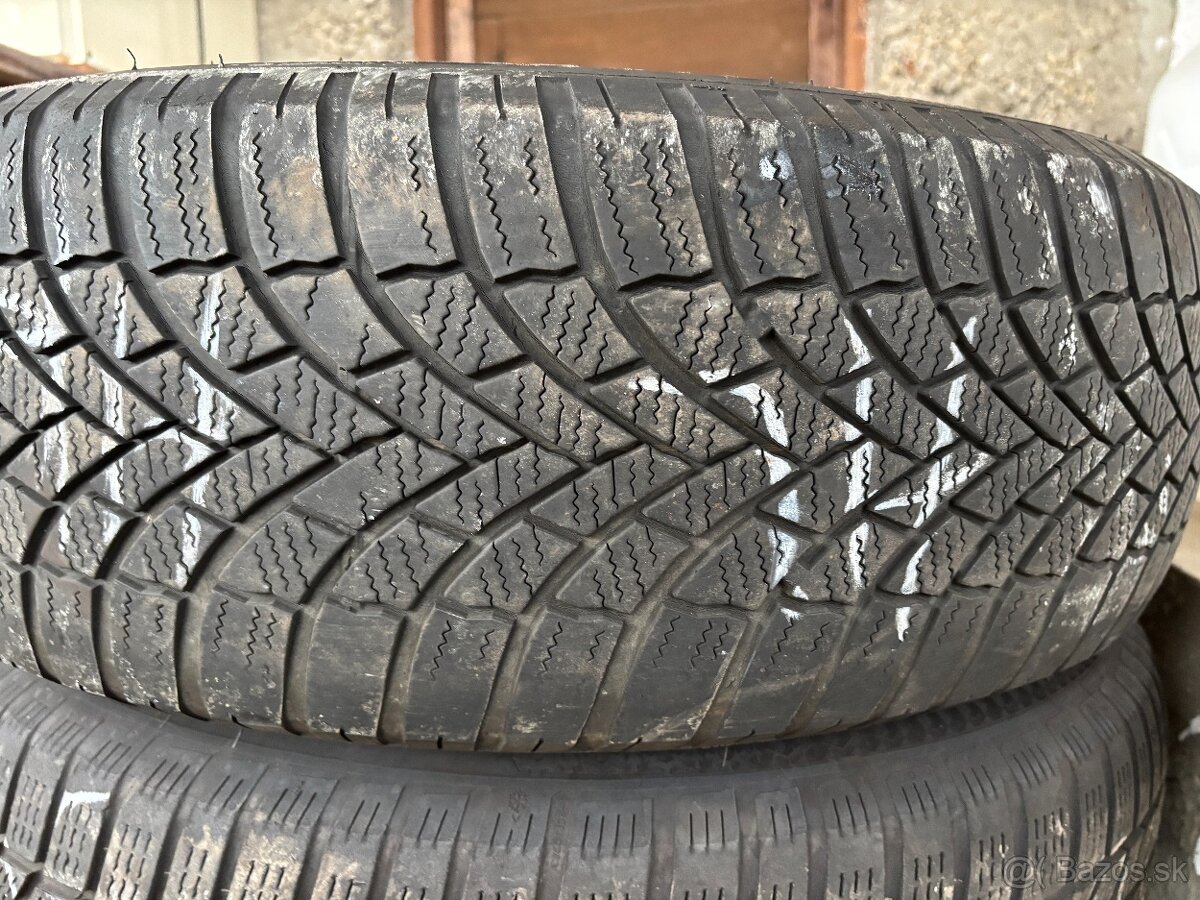 Zimné pneumatiky 215/65 R17 + Plechové disky 5x112 - 9