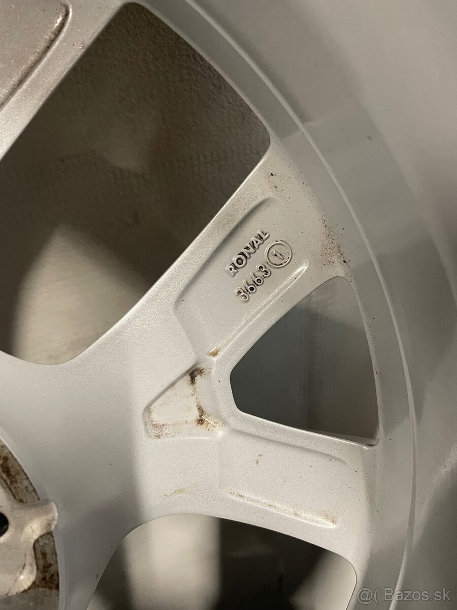 5x112 R17 6,5J ET39 BMW + 205/60 R17 zimné - 9