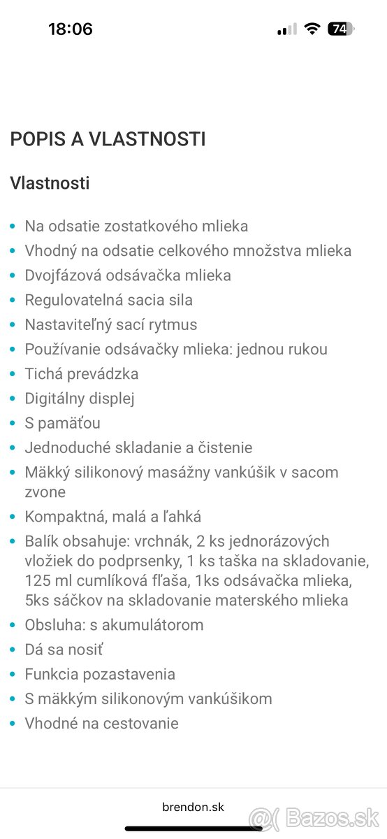 Philips AVENT Premium Elektricka odsavačka SCF396/3 1 - 9