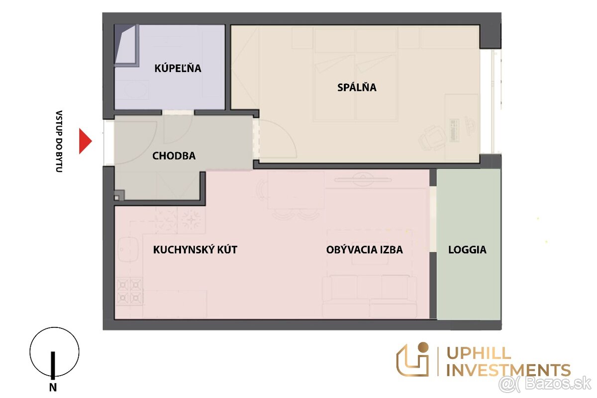 Prenájom 2 izbového bytu v novostavbe, Ivanka pri Dunaji - 9