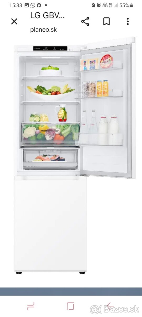LG chladnička s mrazničkou NOVA V ZARUKE - 9