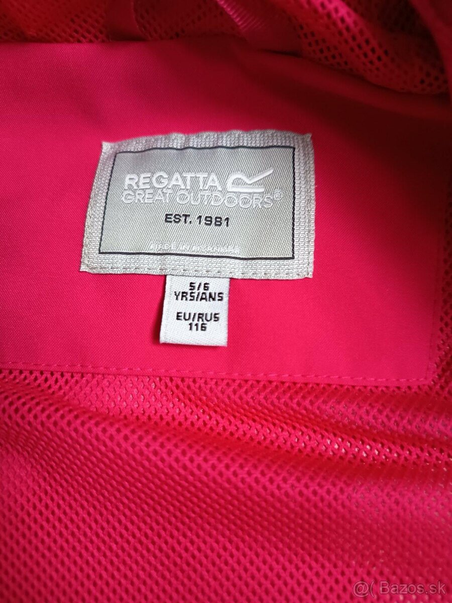 Nova outdoorová bunda 5-6 rokov Regatta - 9