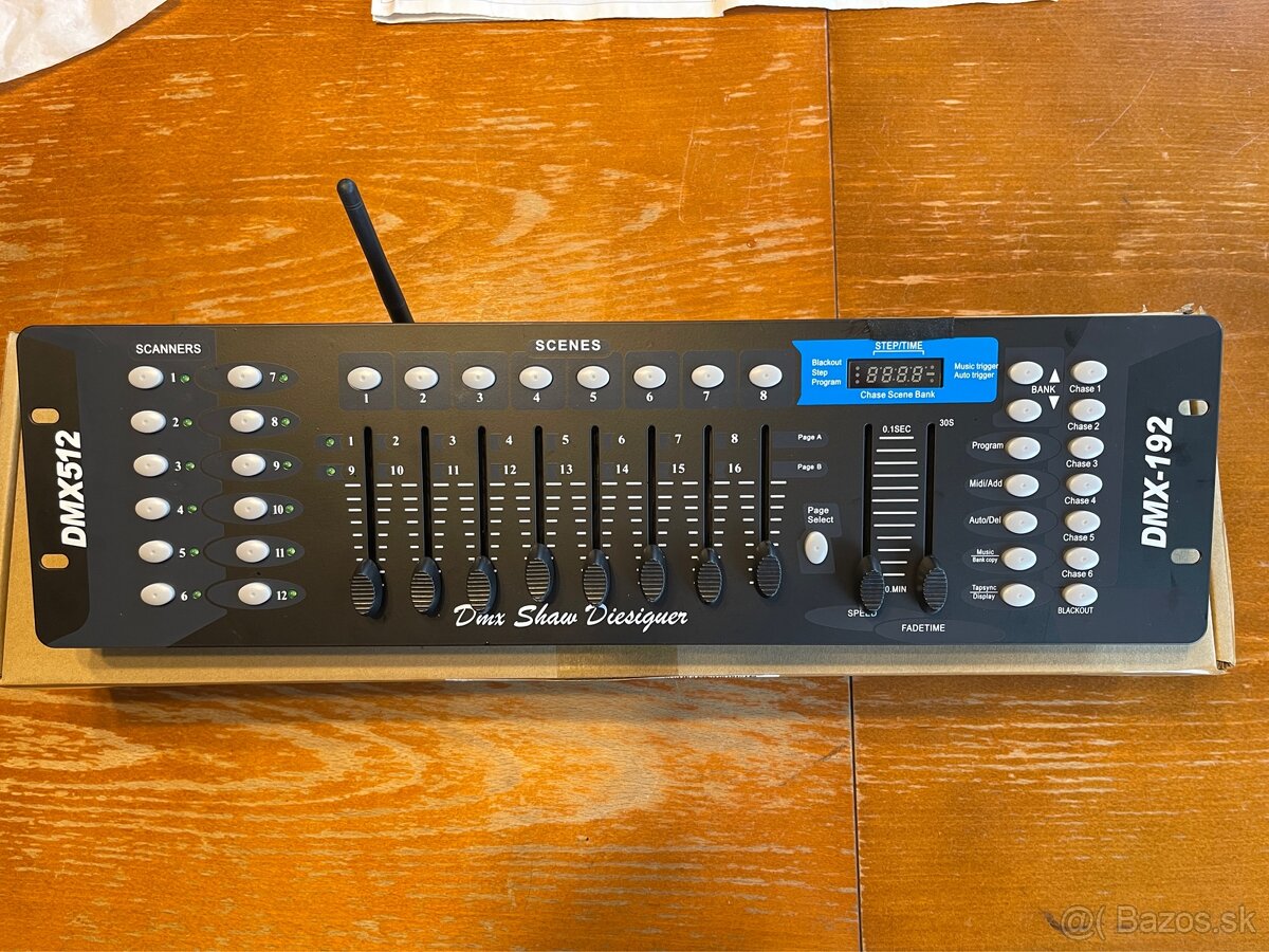 Predám nové baterkové LED PAR 6x18 RGBWAUV WiFi s kejsom - 9