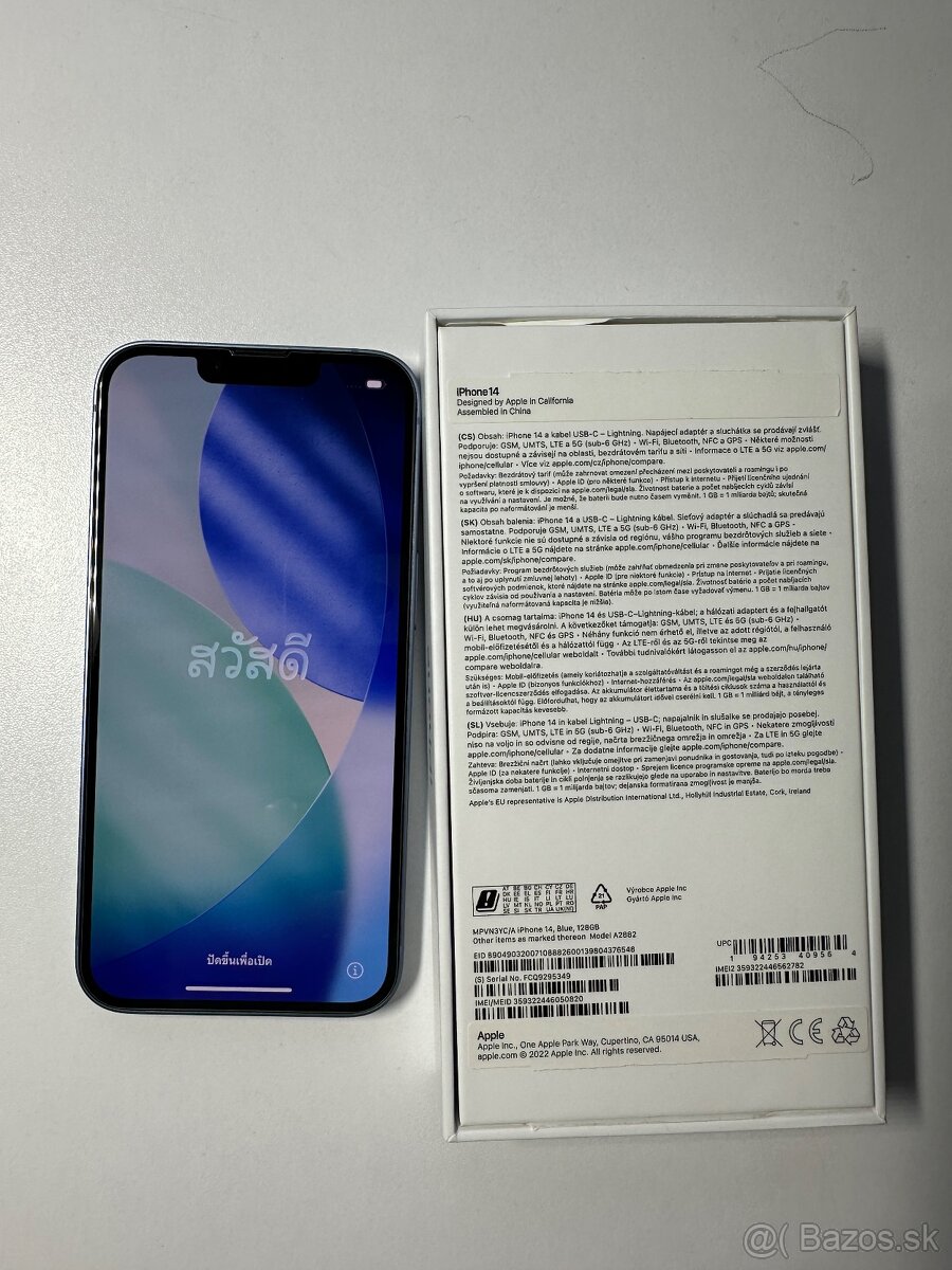 Apple iPhone 14 128GB – modrý – výborný stav - 9