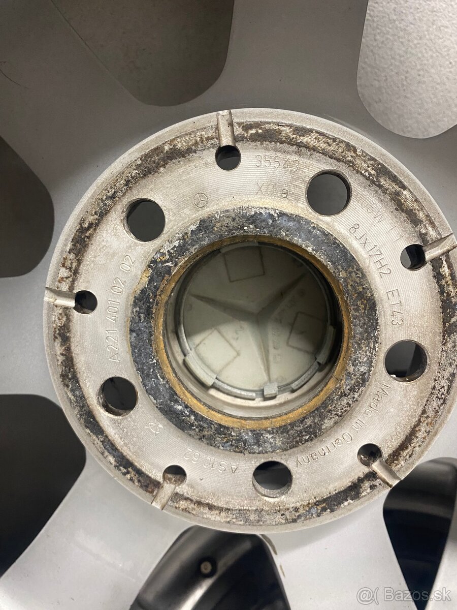 5x112 R17 8J ET43 Mercedes + 235/55 R17 letné - 9