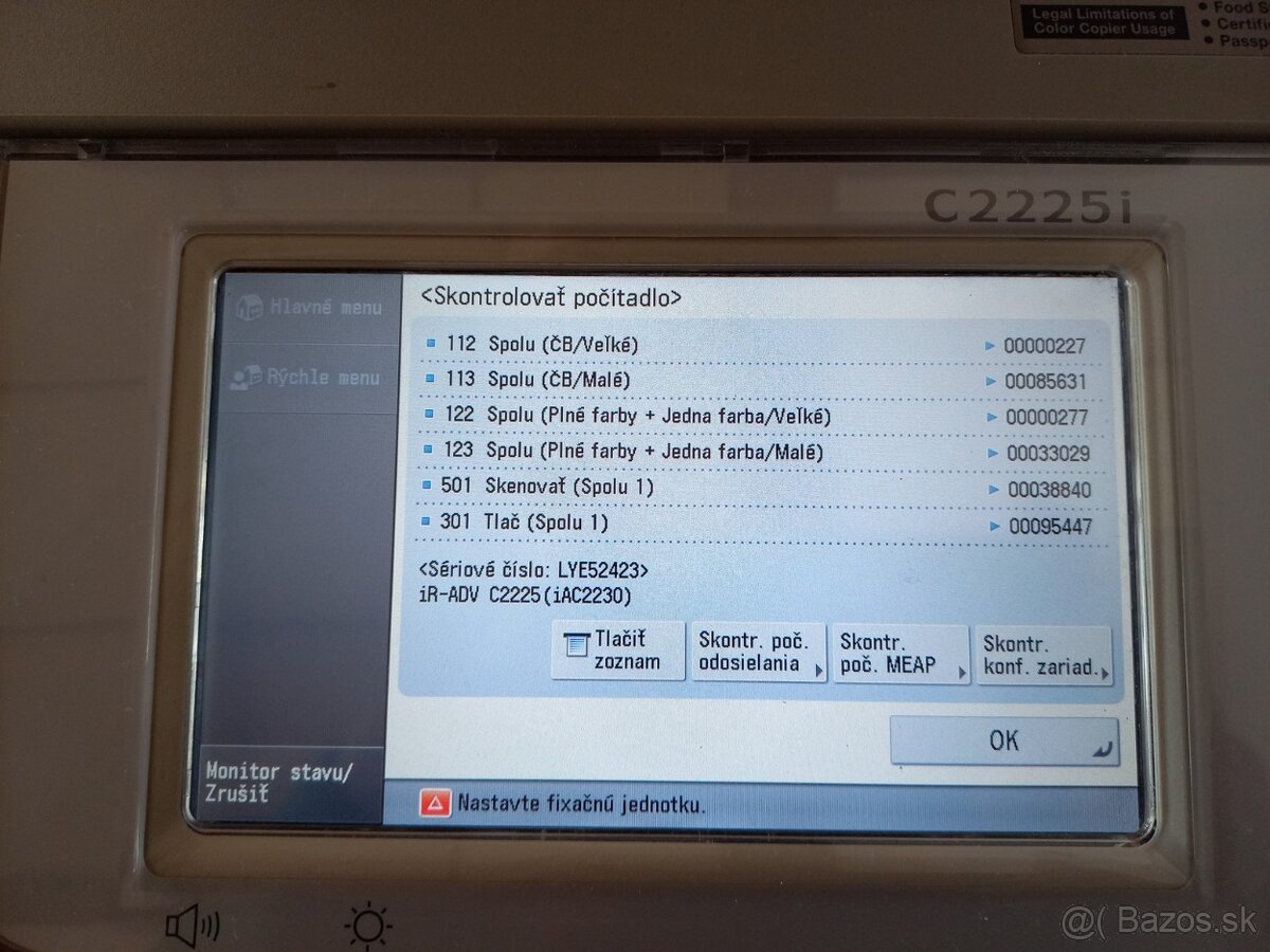 Multifunkčné zariadenie Canon imageRUNNER ADVANCE C2225i - 9