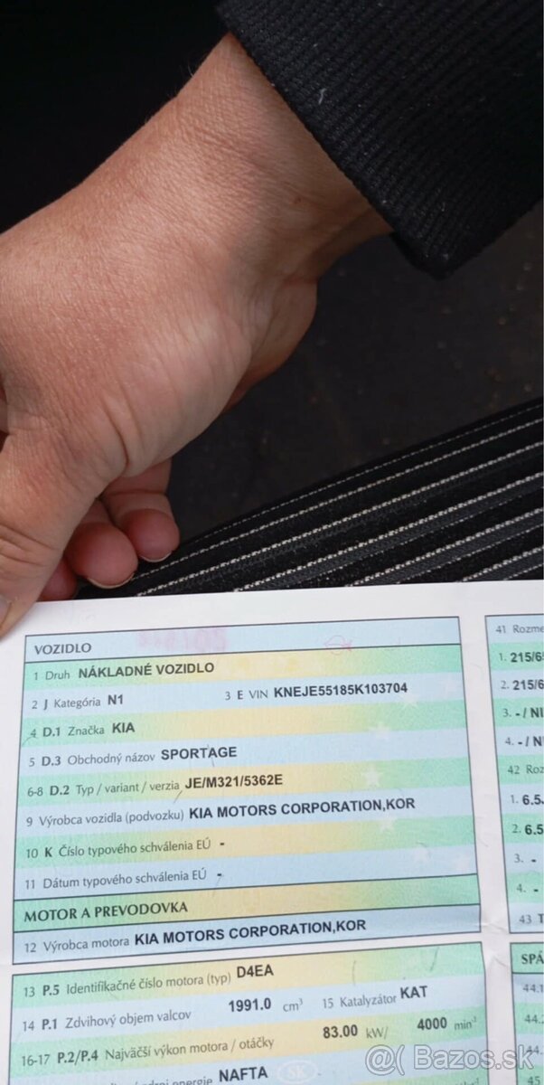 Kia Sportage 2.0crdi nepojazdná - 9