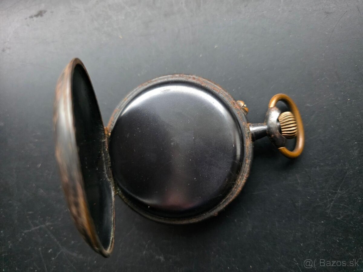 Obrovské 67mm, 200g kapesní hodinky REGULATEUR na díly - 9