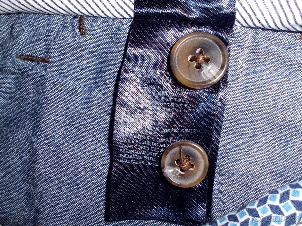 Tommy Hilfiger pánske chino nohavice s elastan M 32/34 - 9