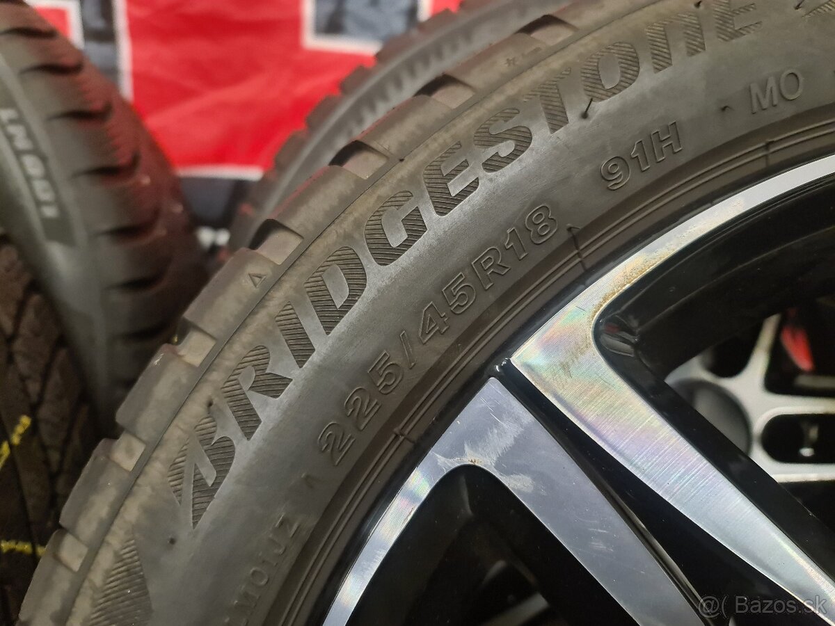 5X112 R18 + ZIMNE PNEU 225/45 R18 M.B BIcolor - 9