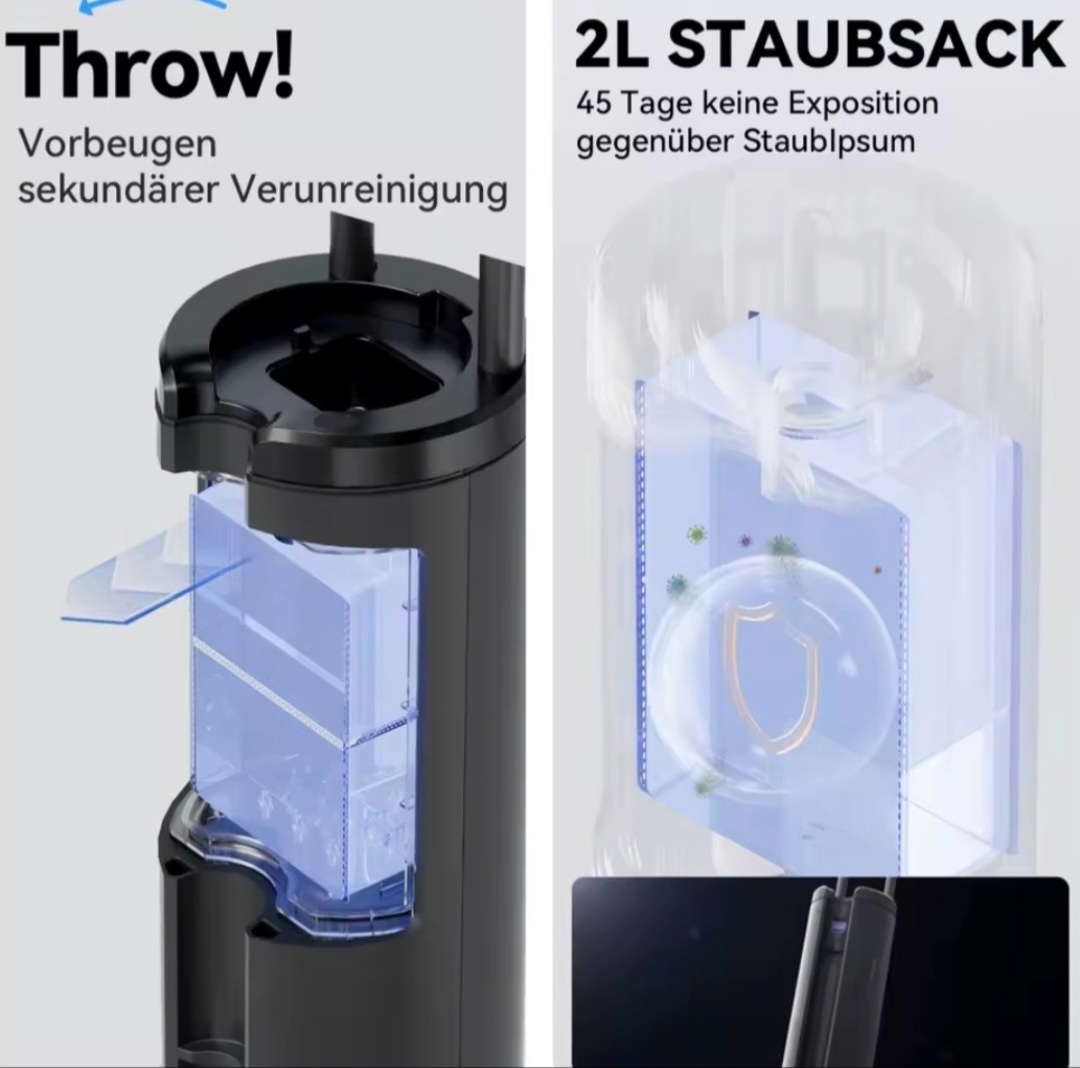 Super Prúdový Tyčový Vysávač ROIDMI X200 JET so Základňou - 9