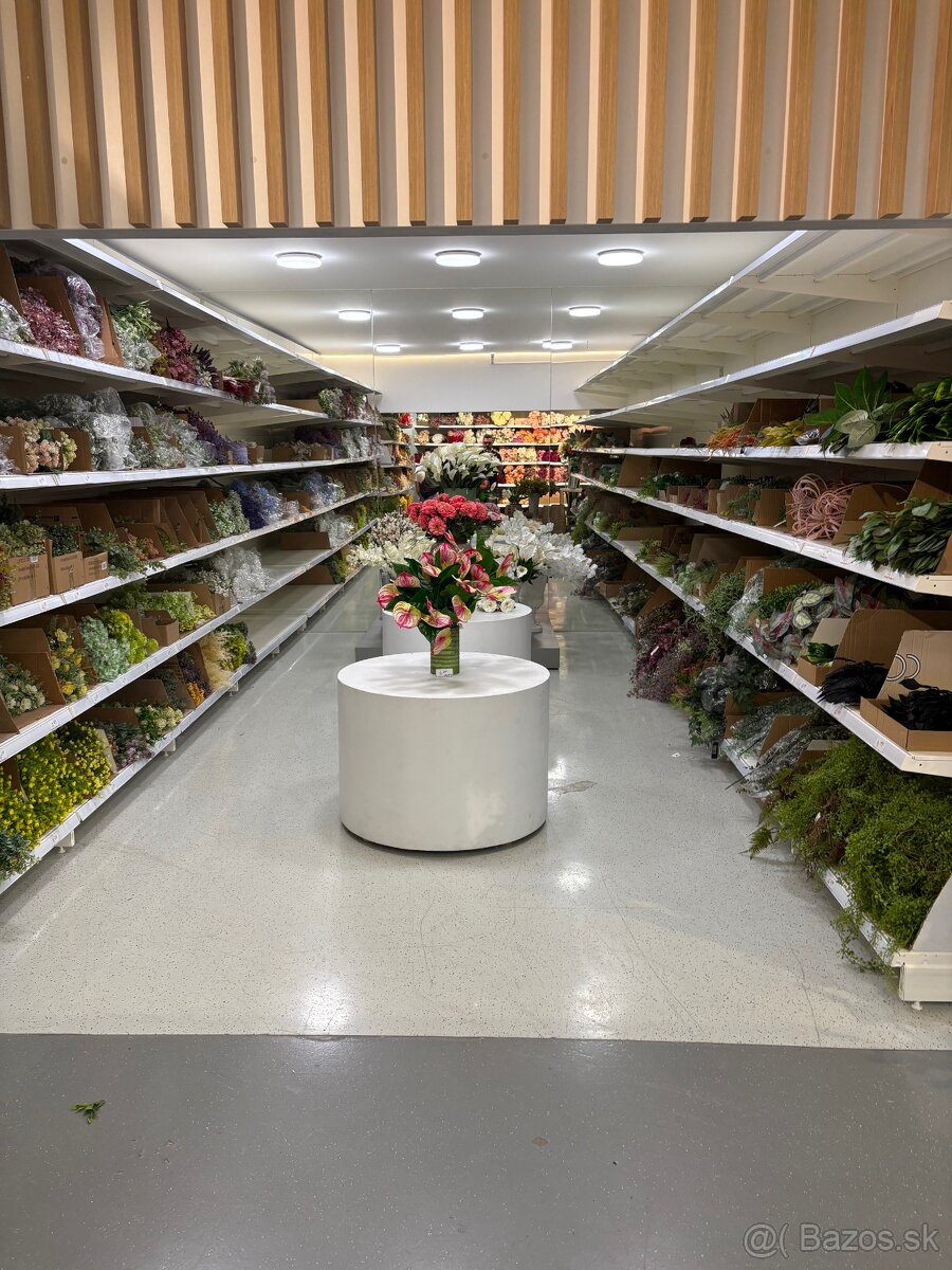 Obchodné regály - biela a antracit - 9