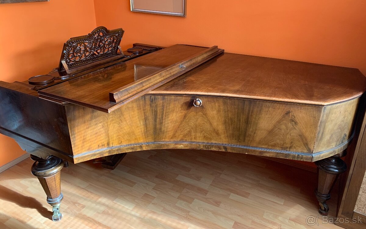 Predám starozitny klavír krídlo zn. Friedr Ehrbar - 9