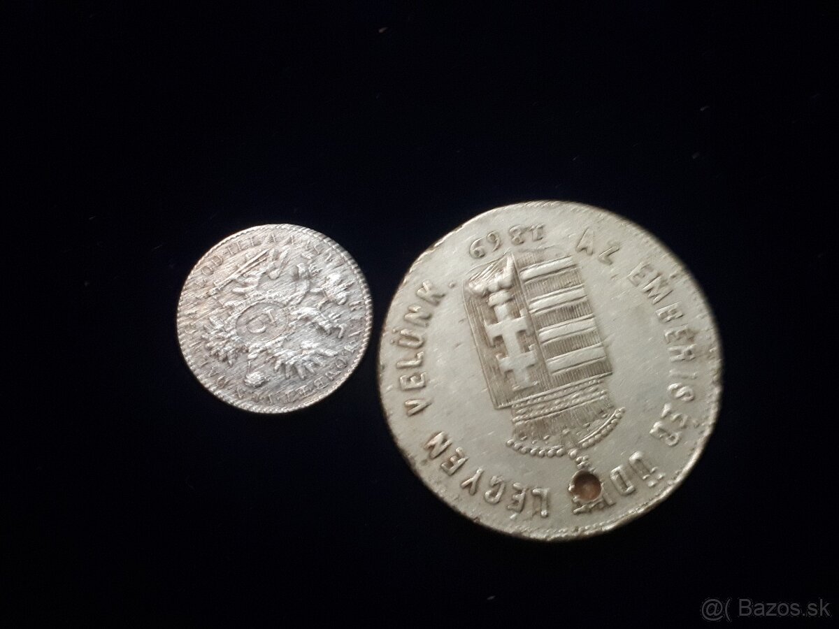 Strieborne mince od r 1615 - 9