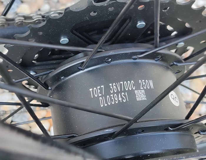 Mestský elektrobicykel 250W AKU 36V10Ah hydr brzdy nad 175cm - 9