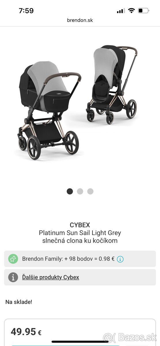 Cybex priam kociar plus prislusenstvo - 9